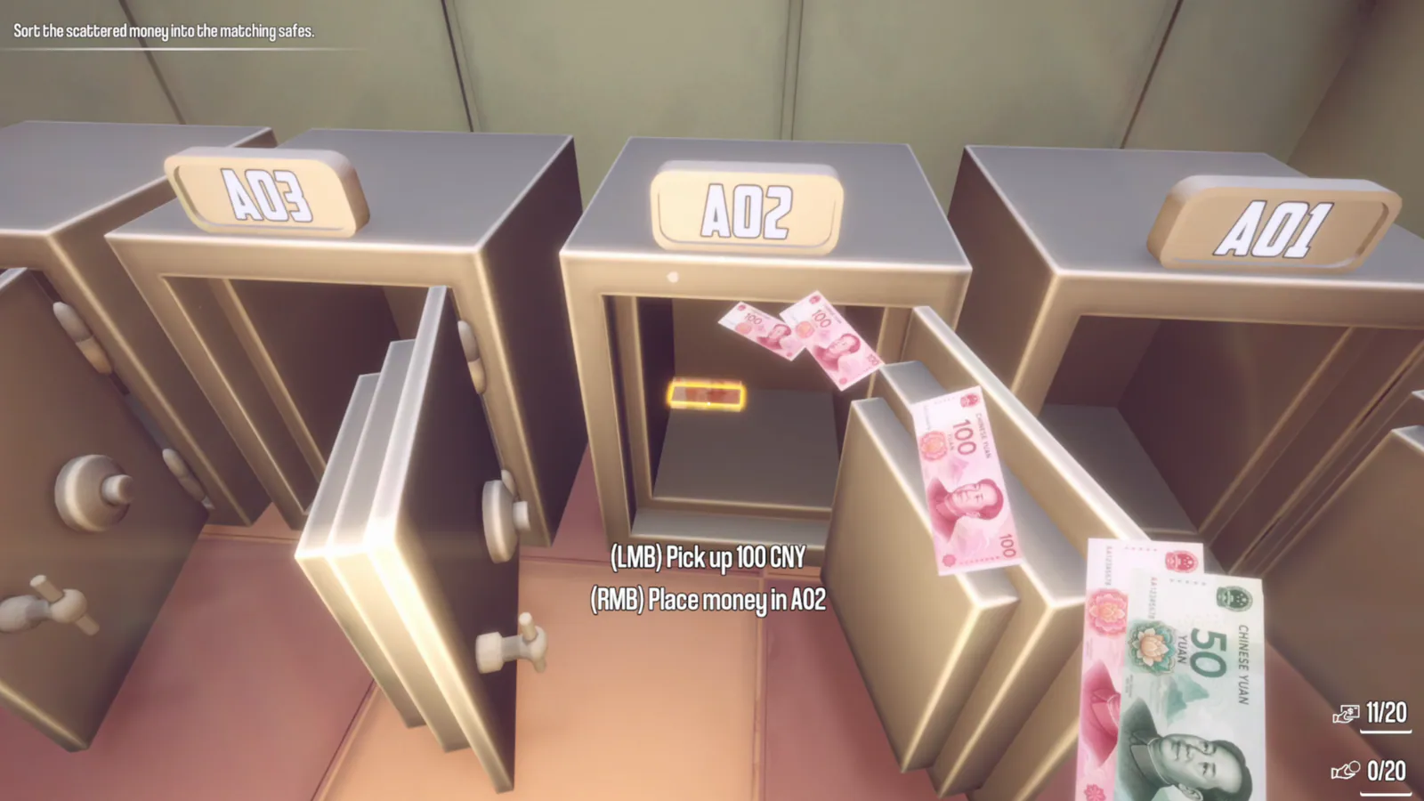 Cozy Banker — Fill thirty-four boxes