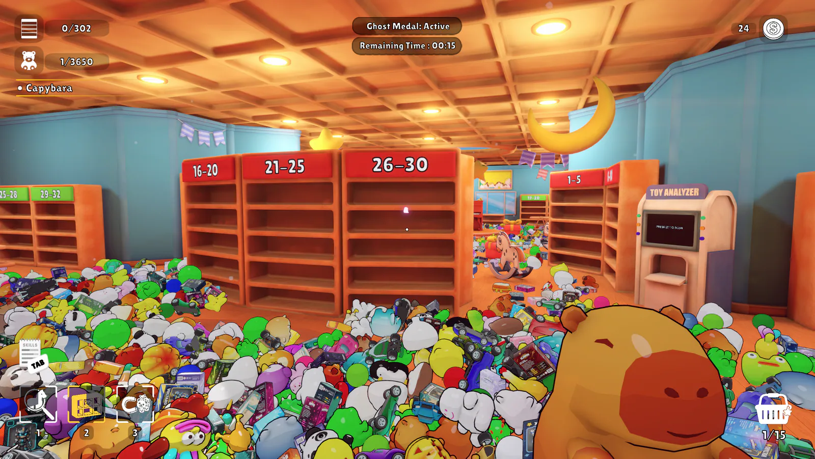 Toys Co. — Shelf logic